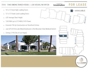 7310 Smoke Ranch Rd, Las Vegas, NV à louer Plan de site– Image 2 sur 4