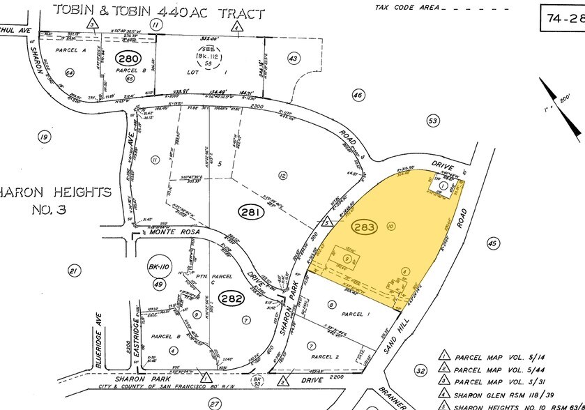 325 Sharon Park Dr, Menlo Park, CA à louer - Plan cadastral – Image 2 sur 7