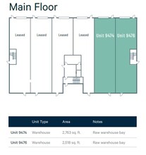 9470 51st Ave, Edmonton, AB à louer Plan d’étage– Image 1 sur 1