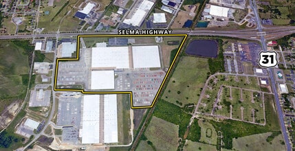2855 Selma Hwy, Montgomery, AL - VUE AÉRIENNE  vue de carte