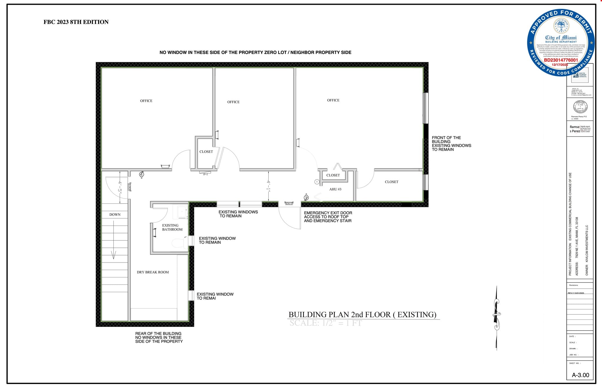 7929 NE 1st Ave, Miami, FL à louer Plan de site– Image 1 sur 1