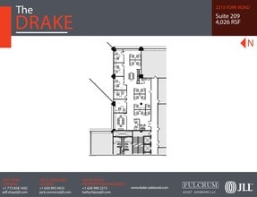 2211-2215 S York Rd, Oak Brook, IL à louer Plan d’étage– Image 1 sur 1