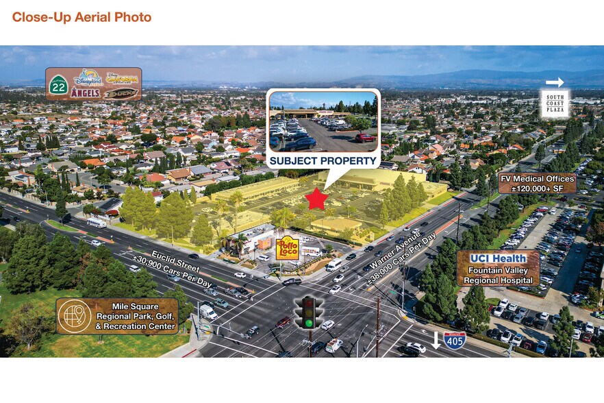 11025-11095 Warner Ave, Fountain Valley, CA à louer - Photo de l’immeuble – Image 3 sur 15