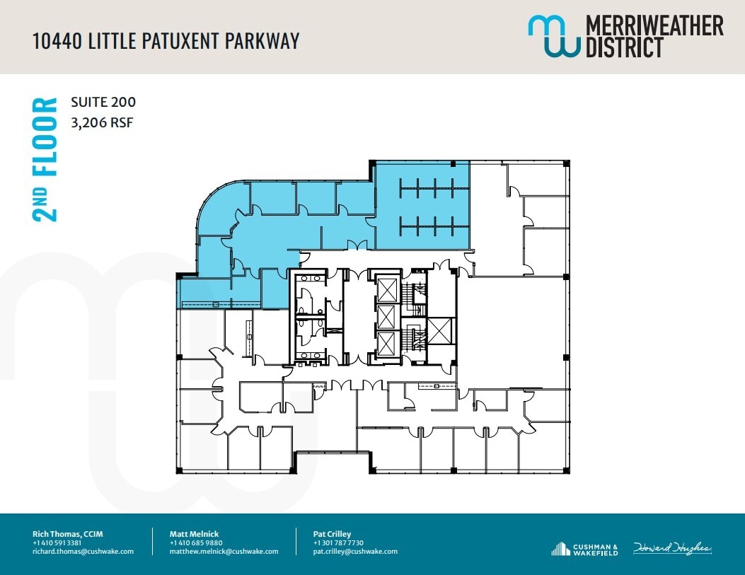 10480 Little Patuxent Pky, Columbia, MD à louer Plan d’étage– Image 1 sur 1