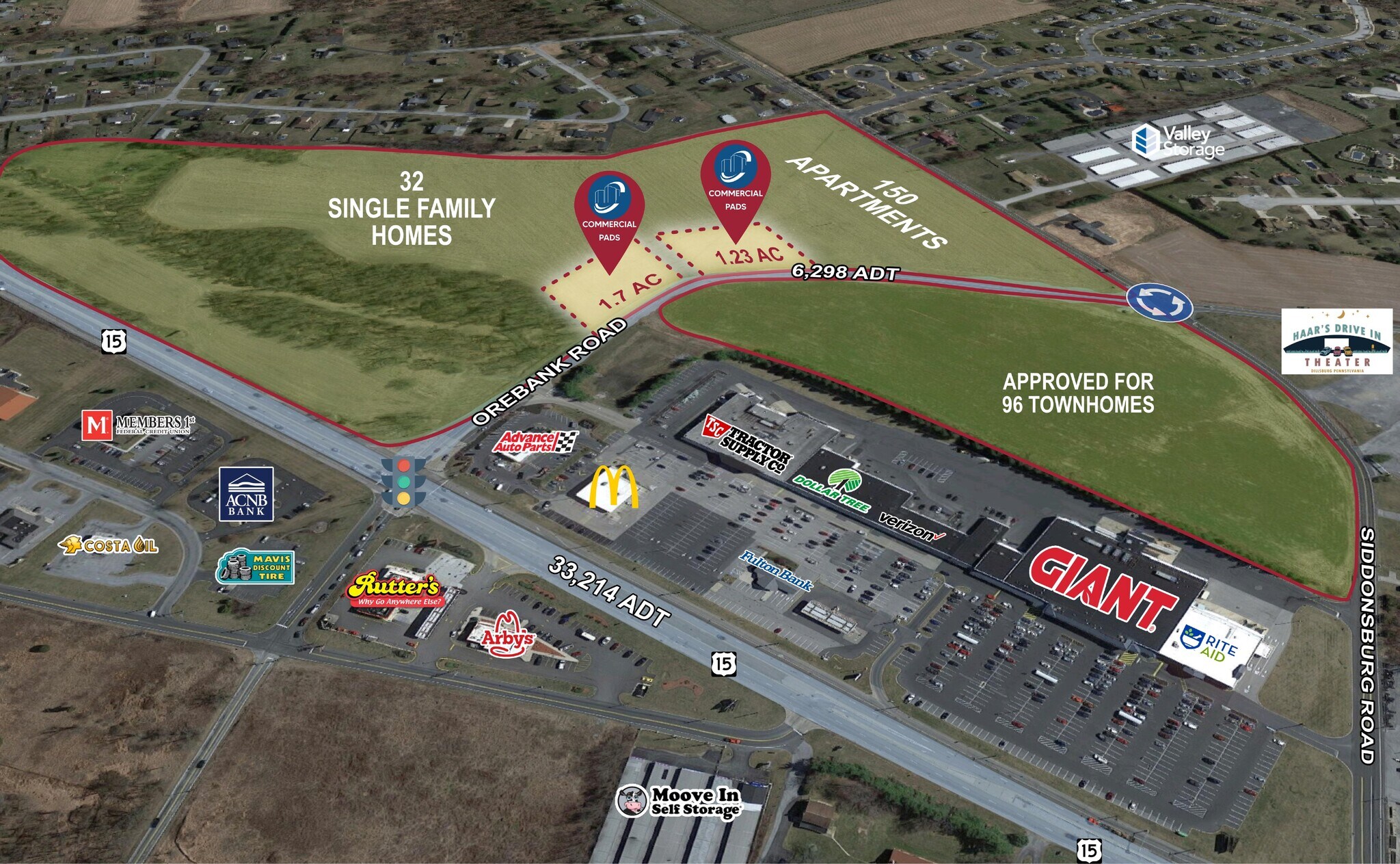 N/A Route 15 North, Dillsburg, PA à vendre Photo principale– Image 1 sur 4