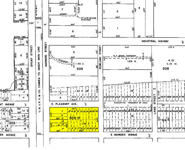 1714 Bannard St, Cinnaminson, NJ à louer - Plan cadastral – Image 2 sur 9