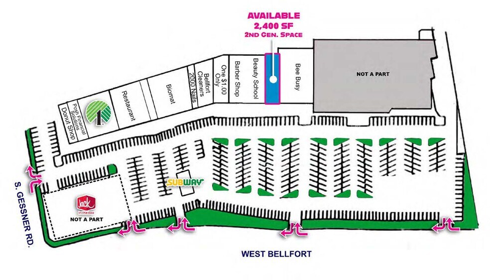 8705 W Bellfort Ave, Houston, TX à louer - Photo de l’immeuble – Image 2 sur 24