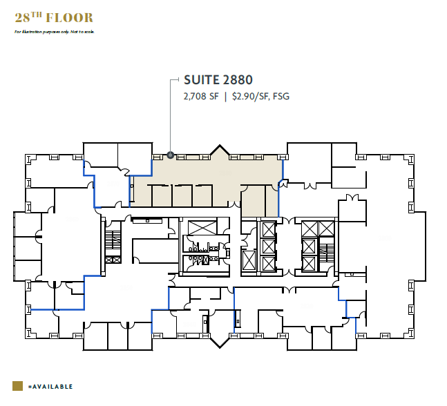750 B St, San Diego, CA à louer Plan d’étage– Image 1 sur 1