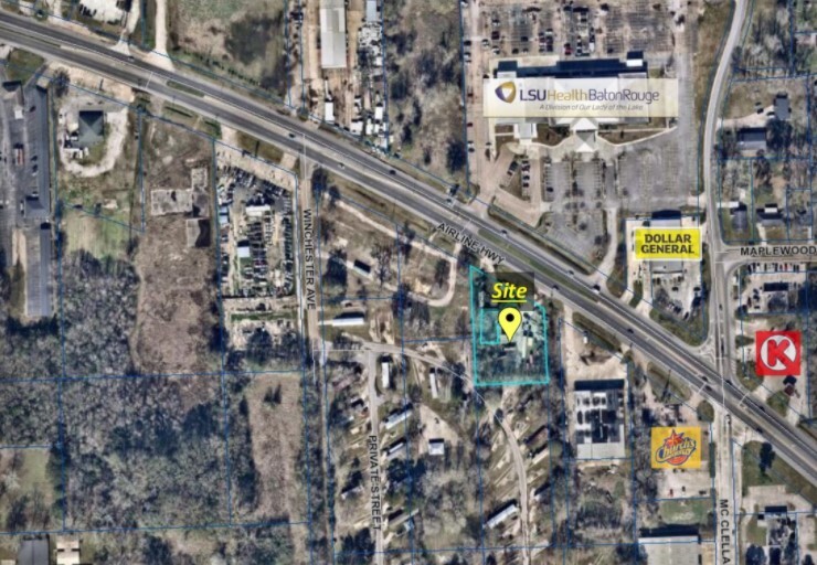 5334 Airline Hwy, Baton Rouge, LA à vendre - Aérien – Image 2 sur 2