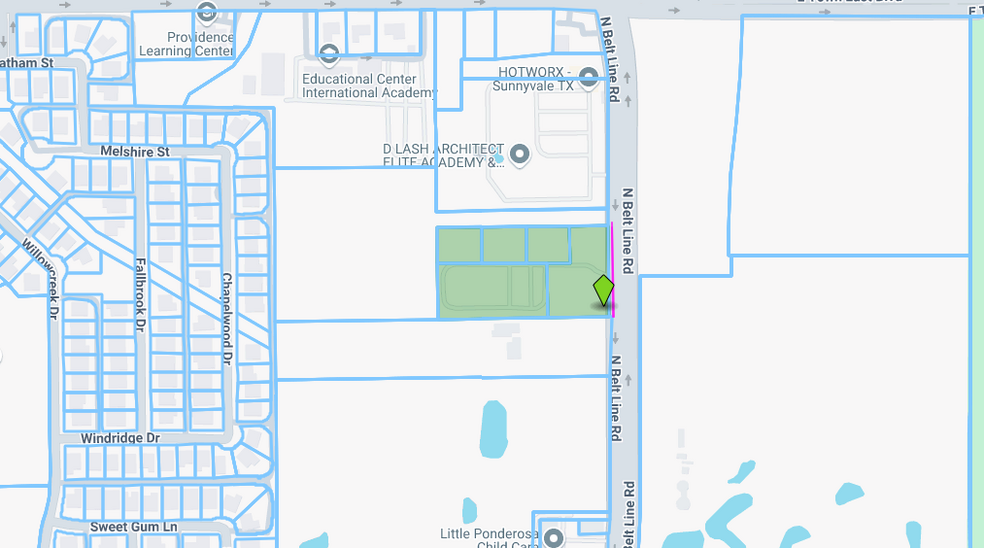 3405 N Belt Line Rd, Sunnyvale, TX à vendre - Plan cadastral – Image 3 sur 3