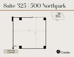 1200 Abernathy Rd NE, Atlanta, GA à louer Plan d’étage– Image 1 sur 1