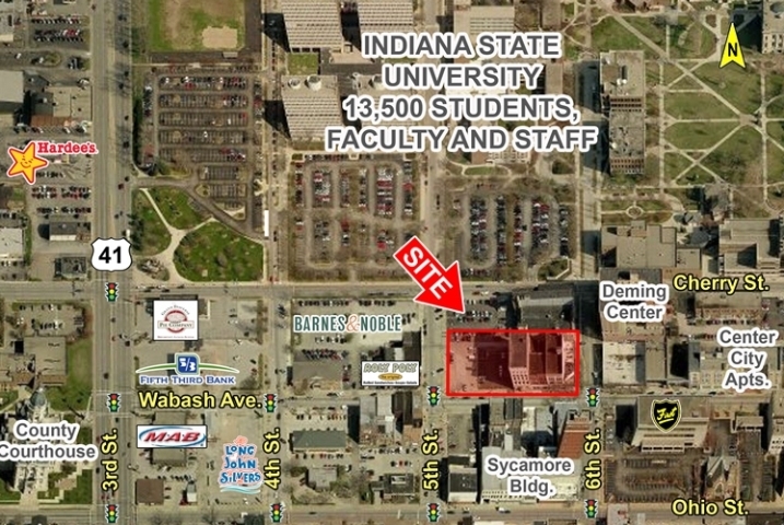 500 Wabash Ave, Terre Haute, IN à louer - Photo de l’immeuble – Image 2 sur 2