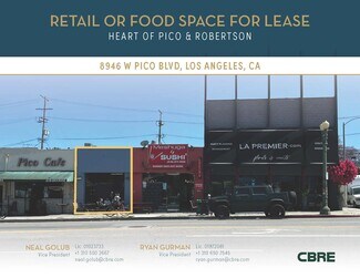 Plus de détails pour 8946-8948 W Pico Blvd, Los Angeles, CA - Local commercial à louer