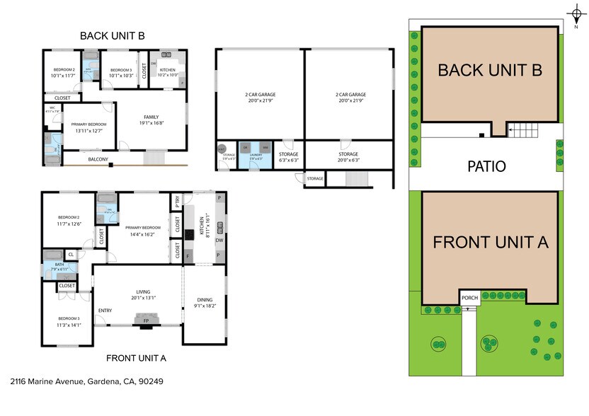 2116 Marine Ave, Gardena, CA à vendre - Plan d’étage – Image 3 sur 5