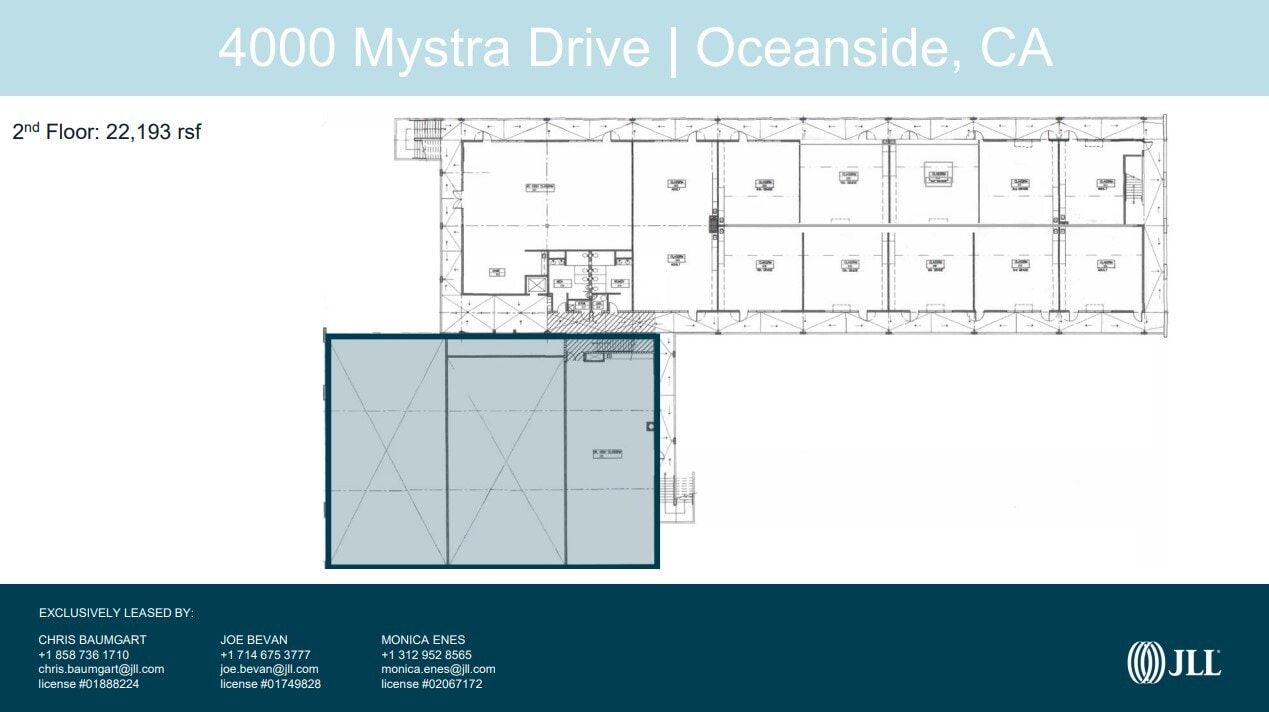 4000 Mystra Dr, Oceanside, CA à louer Plan d’étage– Image 1 sur 1