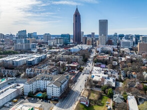 249 Ponce De Leon Ave NE, Atlanta, GA - VUE AÉRIENNE  vue de carte