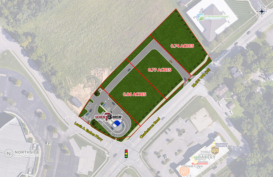 Charlestown Road, New Albany, IN à louer - Plan de site – Image 2 sur 4