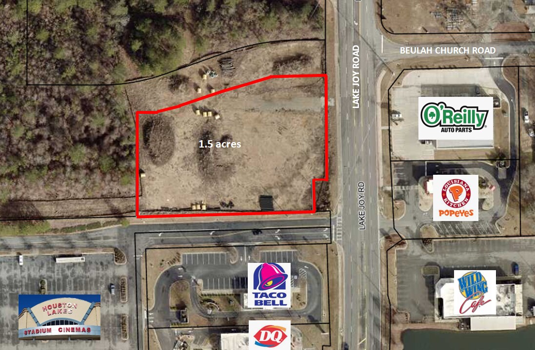 719 Lake Joy Rd, Warner Robins, GA à vendre Aérien– Image 1 sur 4