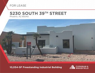 Plus de détails pour 5230 S 39th St, Phoenix, AZ - Industriel/Logistique à louer
