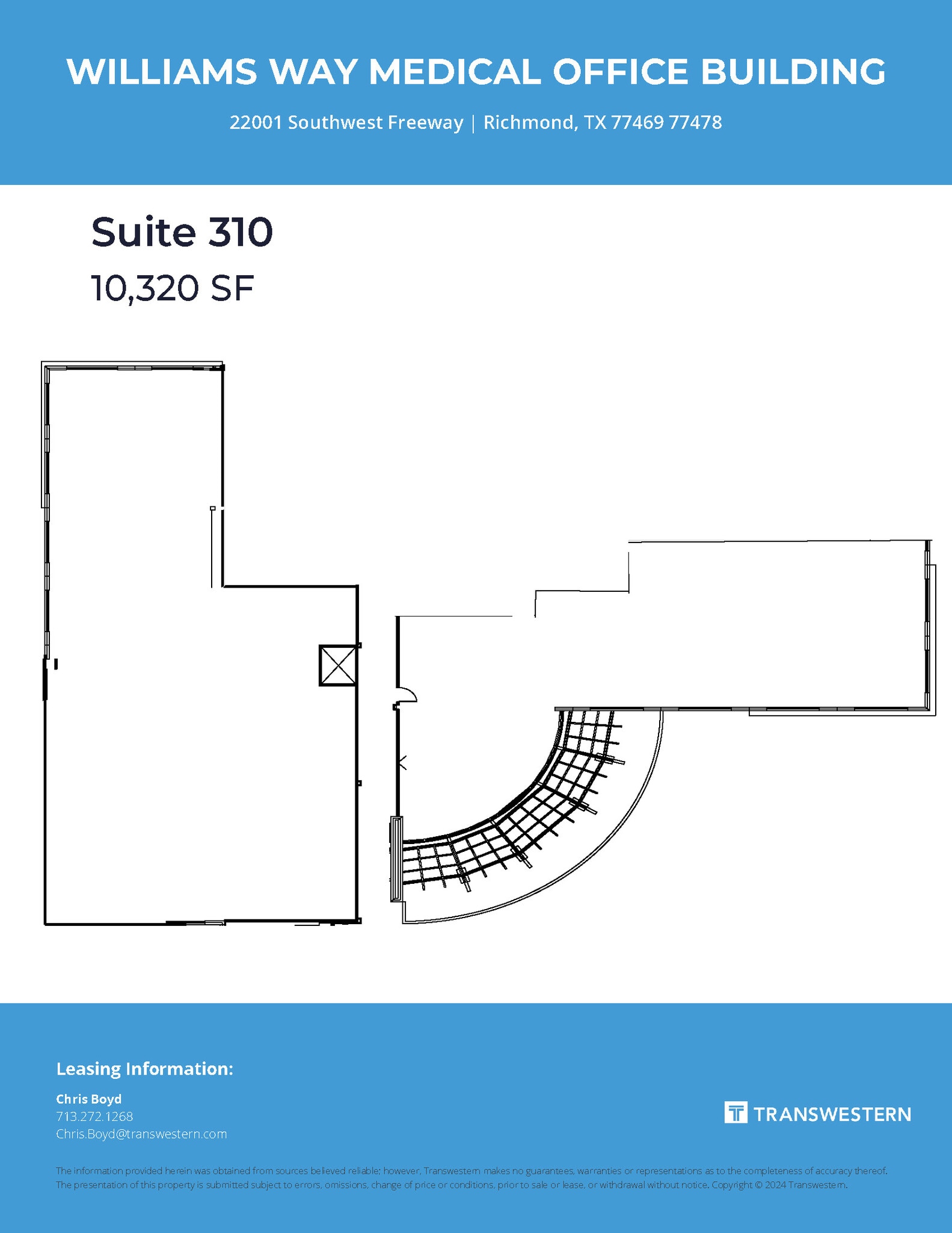 22001 Southwest Freeway, Richmond, TX à louer Plan d’étage– Image 1 sur 1