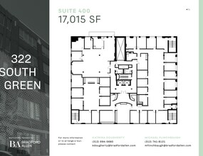 322 S Green St, Chicago, IL à louer Plan d’étage– Image 1 sur 7