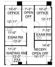 9834 Genesee Ave, La Jolla, CA à louer Plan d’étage– Image 1 sur 1