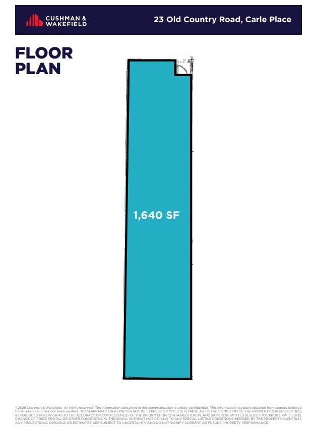 23 Old Country Rd, Carle Place, NY à louer Plan d’étage– Image 1 sur 1