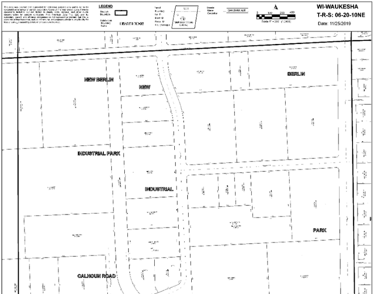 16600 W Glendale Dr, New Berlin, WI à vendre - Plan cadastral – Image 3 sur 12