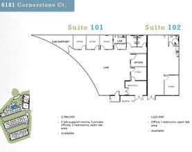 6185 Cornerstone Ct E, San Diego, CA à louer Plan d’étage– Image 1 sur 1