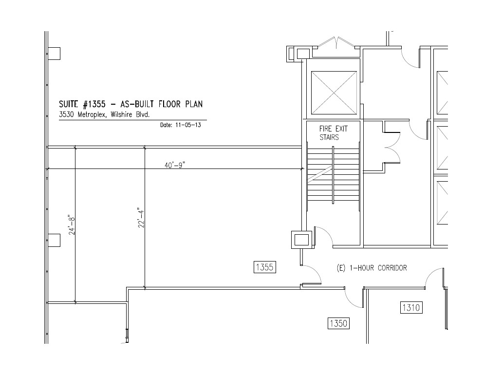 3530 Wilshire Blvd, Los Angeles, CA à louer Plan d’étage– Image 1 sur 1