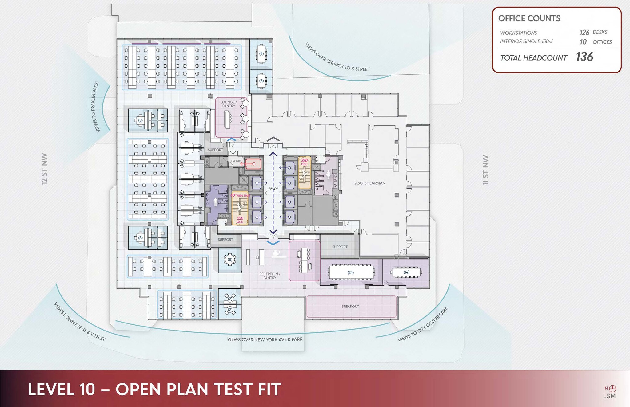 1101 New York Ave NW, Washington, DC à louer Plan d’étage– Image 1 sur 3