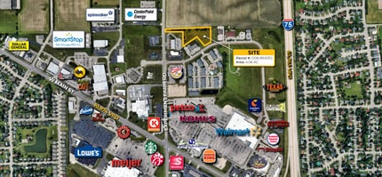 1851 Towne Park Dr, Troy, OH - Vue aérienne vue de carte