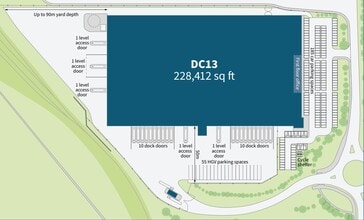 Central Blvd, Coventry à louer Plan de site– Image 1 sur 1