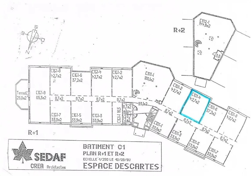 Rue Albert Einstein, Champs-sur-Marne à louer - Plan d’étage – Image 2 sur 5