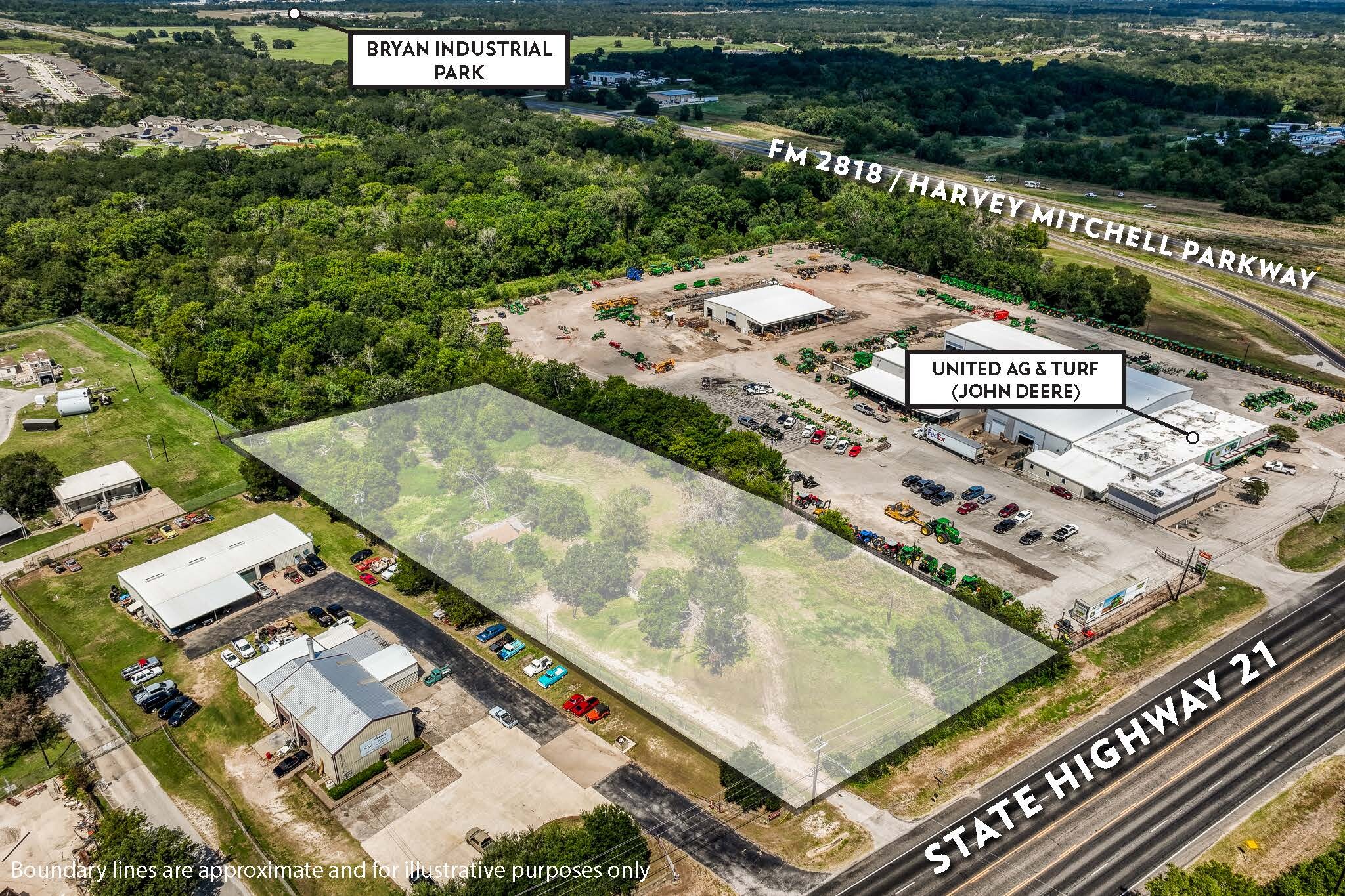 3208 W State Highway 21, Bryan, TX à vendre Aérien– Image 1 sur 45