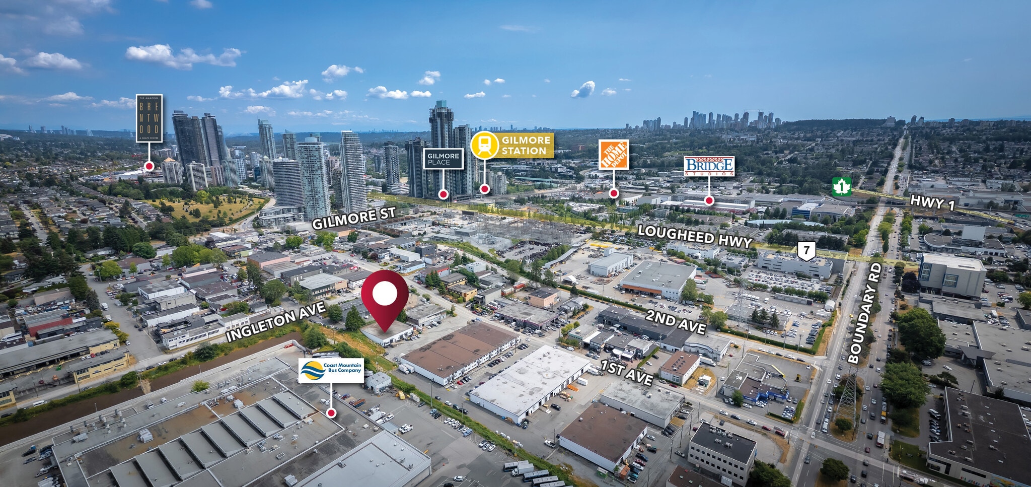 3815-3835 1st Av, Burnaby, BC à louer Photo de l’immeuble– Image 1 sur 7