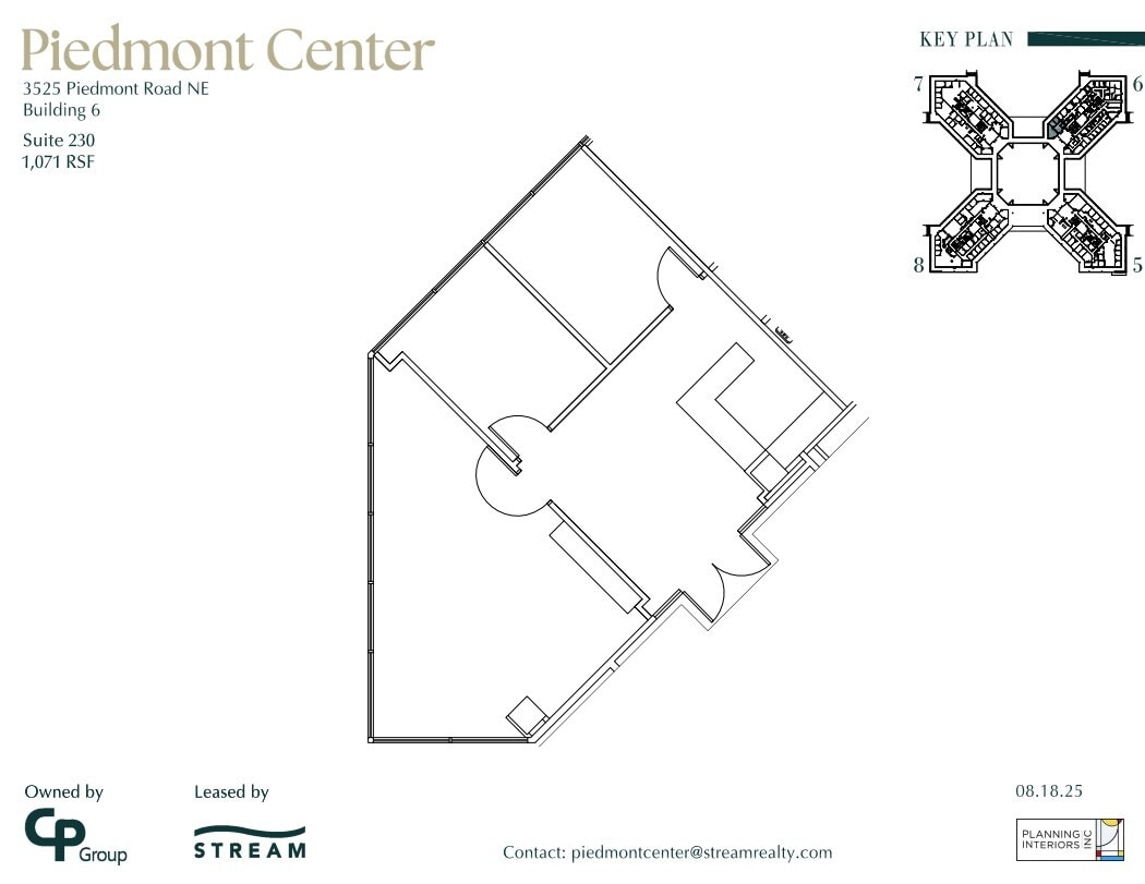 3495 Piedmont Rd NE, Atlanta, GA à louer Plan d’étage– Image 1 sur 1