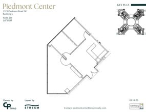 3495 Piedmont Rd NE, Atlanta, GA à louer Plan d’étage– Image 1 sur 1