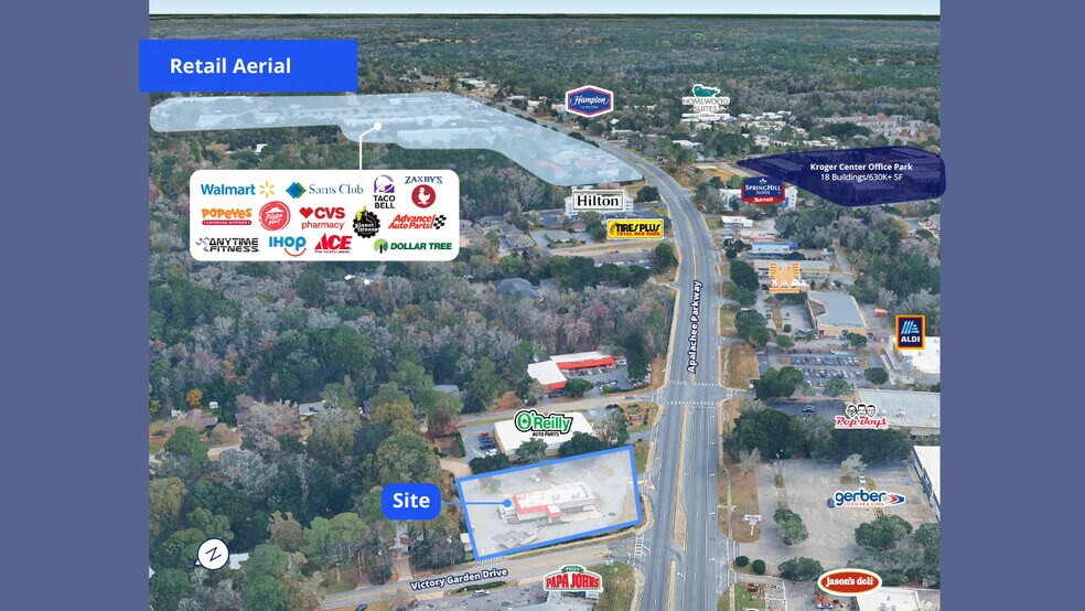 2410 Apalachee Pky, Tallahassee, FL à louer - Photo de l’immeuble – Image 3 sur 5