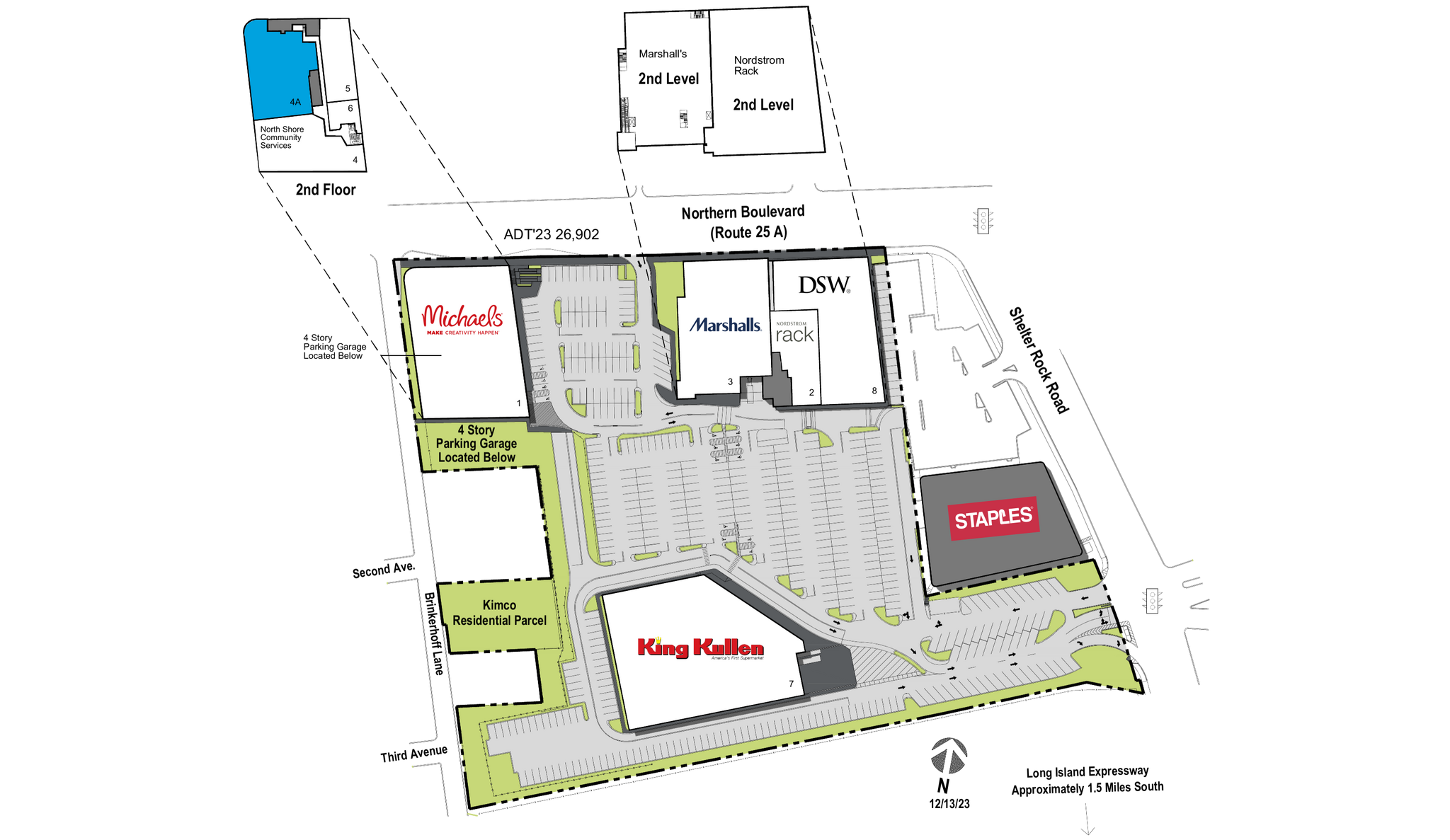1380 Northern Blvd, Manhasset, NY à louer Plan de site– Image 1 sur 1