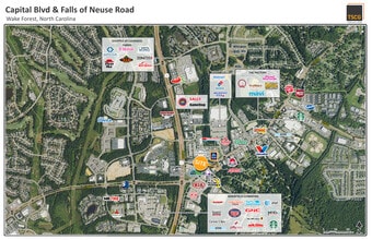 2121 S Main St, Wake Forest, NC - Vue aérienne  vue de carte - Image1