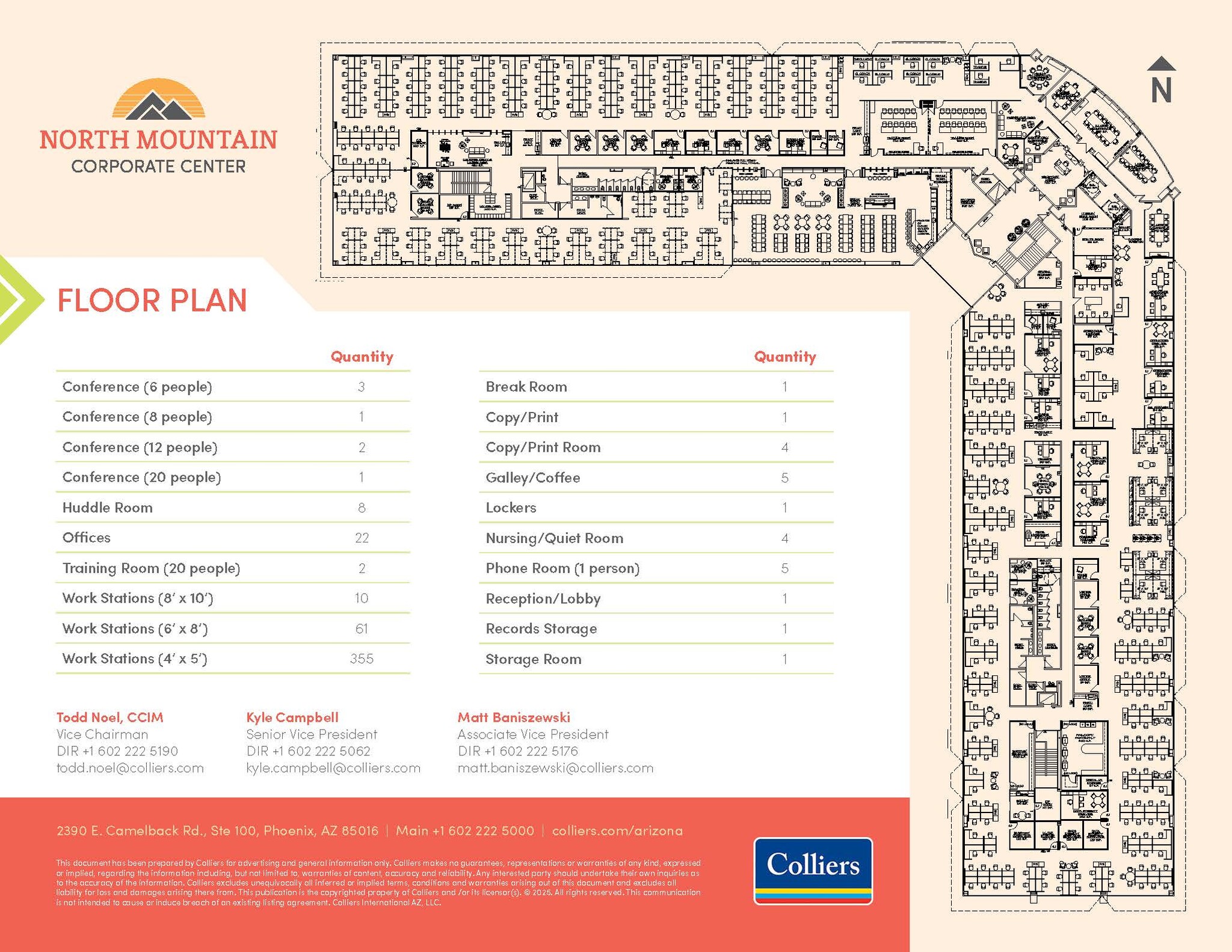 10400 N 25th Ave, Phoenix, AZ à louer Plan d’étage– Image 1 sur 5