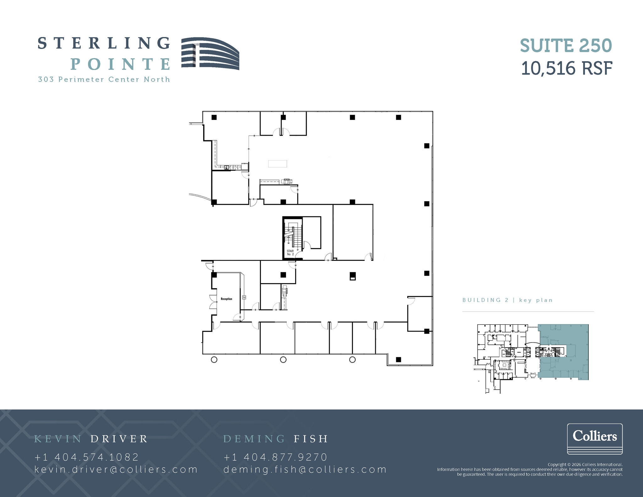 301 Perimeter Ctr N, Atlanta, GA à louer Plan d’étage– Image 1 sur 1