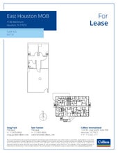 1140 Westmont Dr, Houston, TX à louer Plan d’étage– Image 1 sur 1