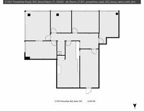 21301 Powerline Rd, Boca Raton, FL à louer Plan d’étage– Image 1 sur 23