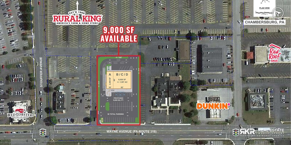 1030 Wayne Ave, Chambersburg, PA à vendre - Plan de site – Image 1 sur 3