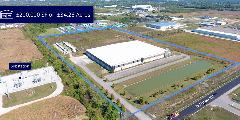 2450 W Fuson Rd, Muncie, IN à louer - Aérien – Image 2 sur 5