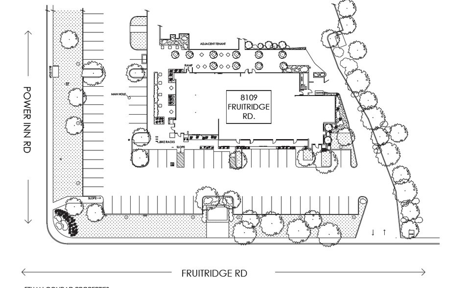 8100-8109 Fruitridge Rd, Sacramento, CA à louer - Plan de site – Image 2 sur 2