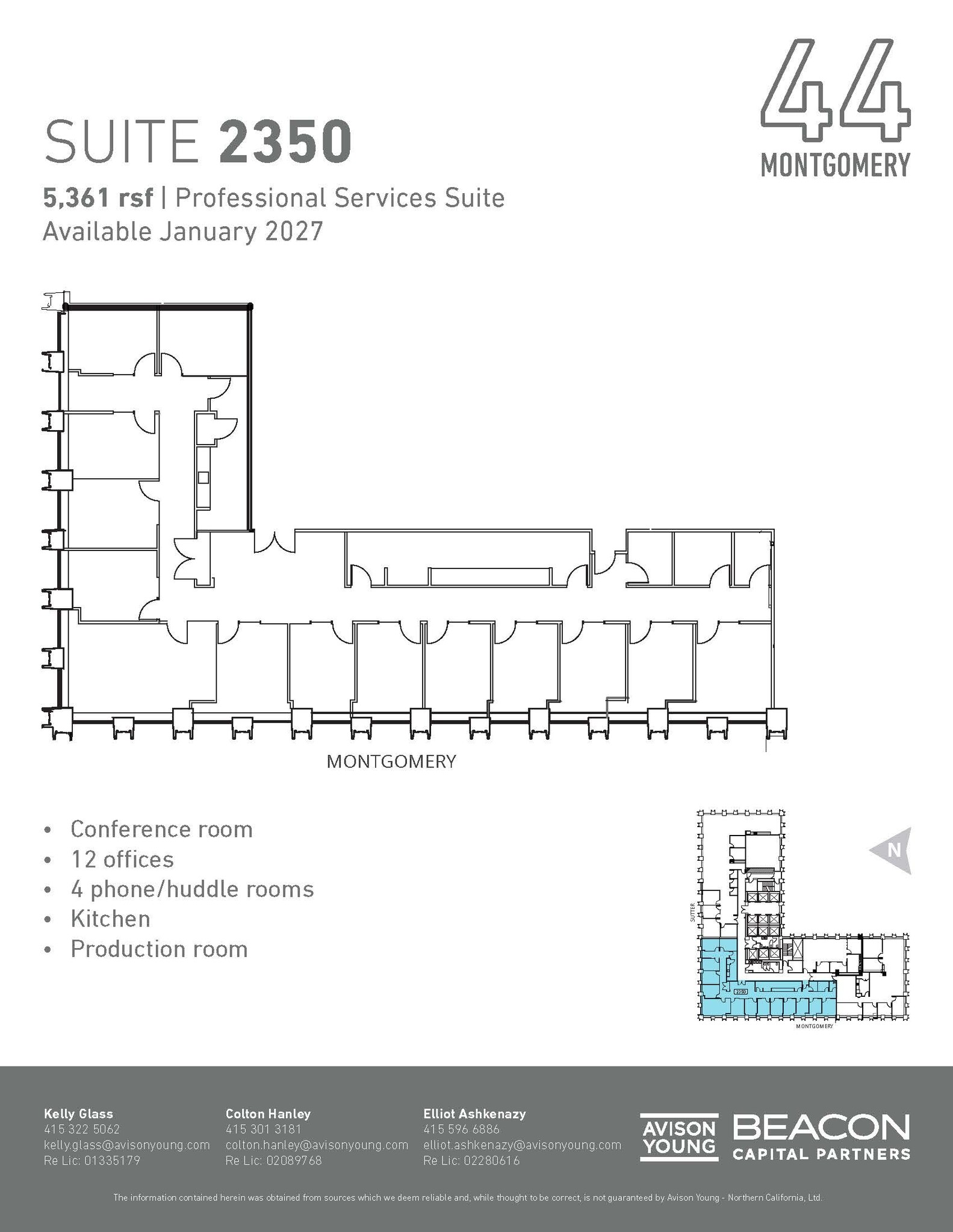 44 Montgomery St, San Francisco, CA à louer Photo intérieure– Image 1 sur 1