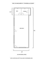 1805 W Van Buren St, Phoenix, AZ à louer Plan d’étage– Image 1 sur 1